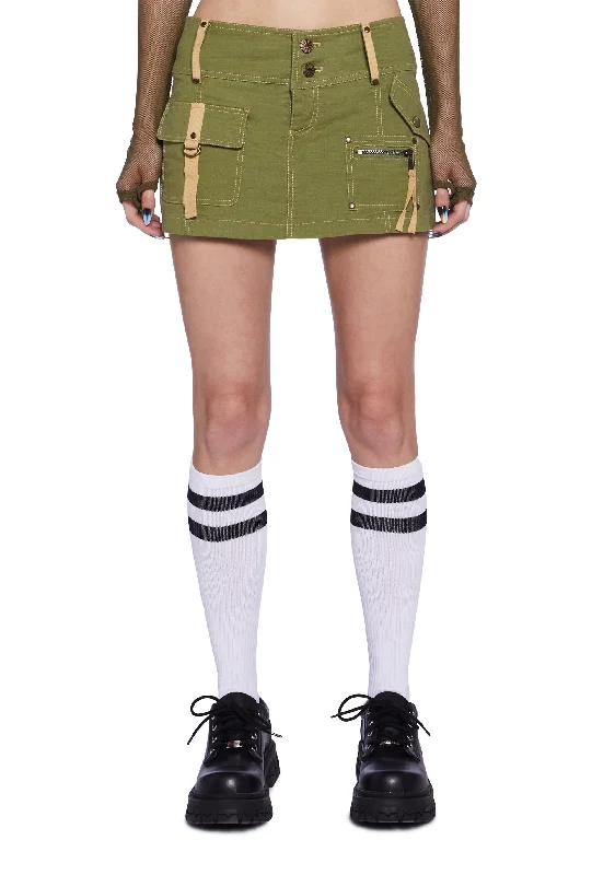 Women's Plus-Size Clothes House Party Cargo Skort