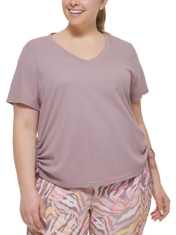 Women's Activewear Apparel Plus Womens Moisture Wicking Workout Pullover Top